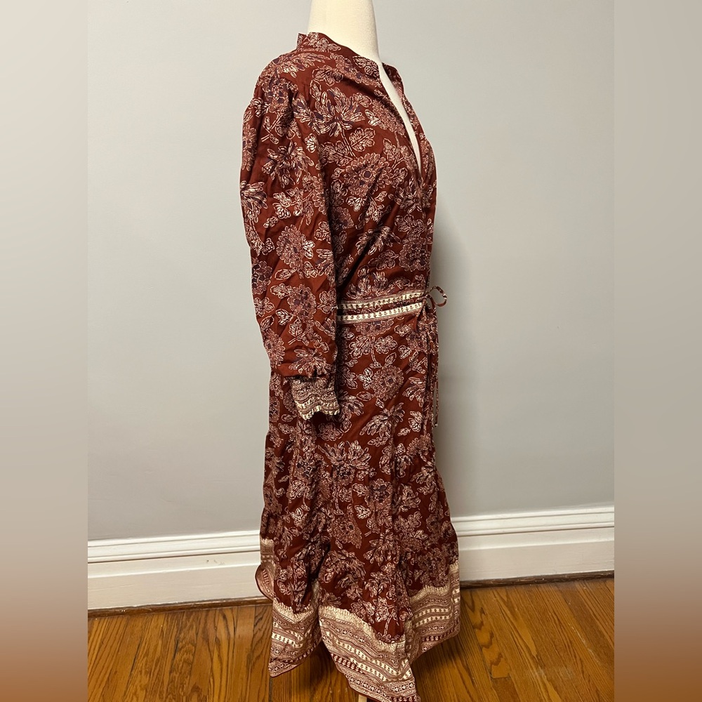 Veronica Beard Swedie Midi Dress, Size 14 - Picture 4 of 9